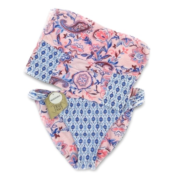 True Craft Marrakesh Daydream Reversible Hipster 2-piece Bikini - Picture 2 of 7